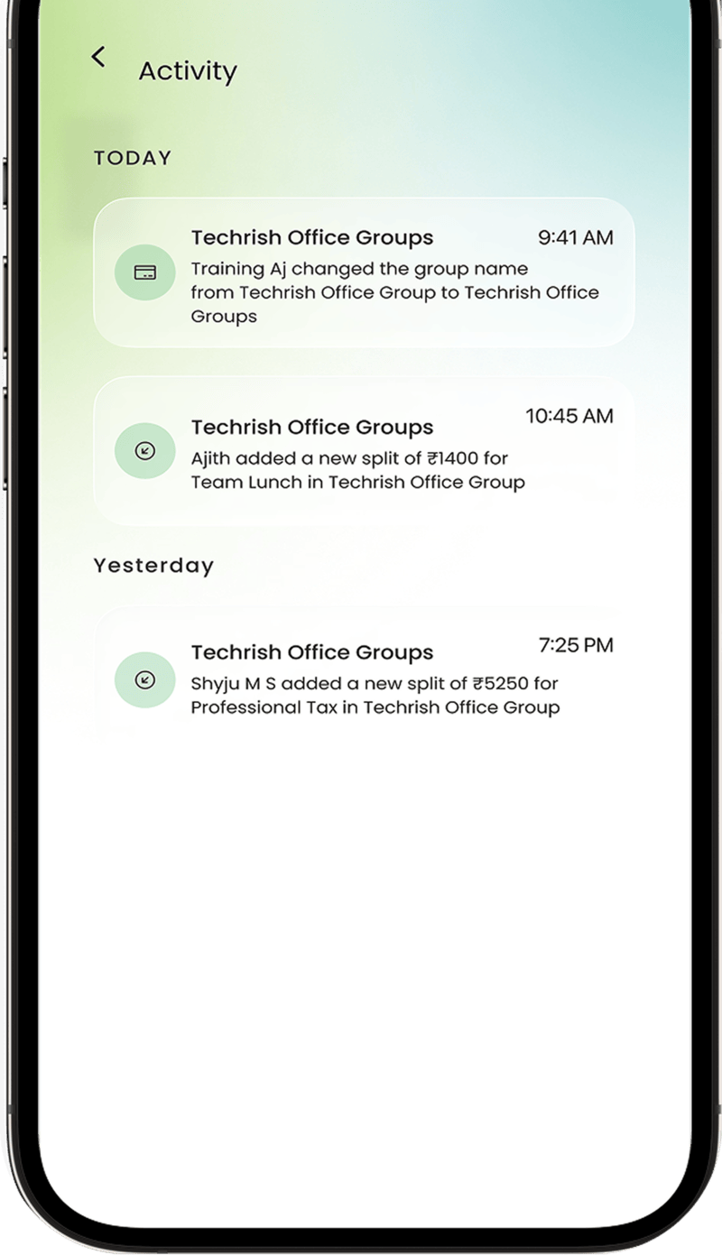 Notifications Mockup